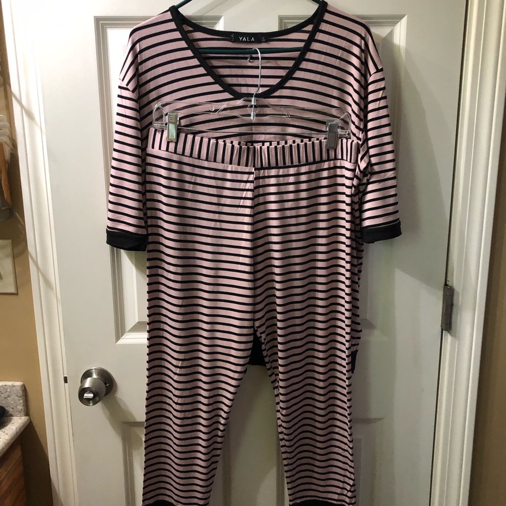 YALA brand 2 piece set pj’s, lounge wear. Almost new.
